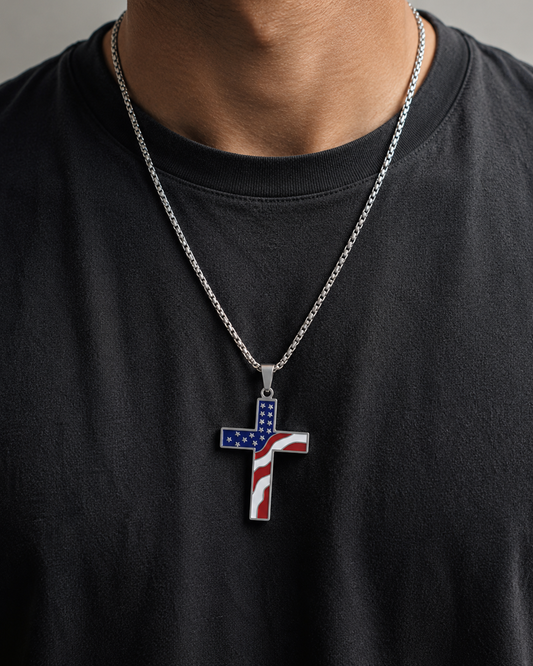 Will's: America Cross Necklace