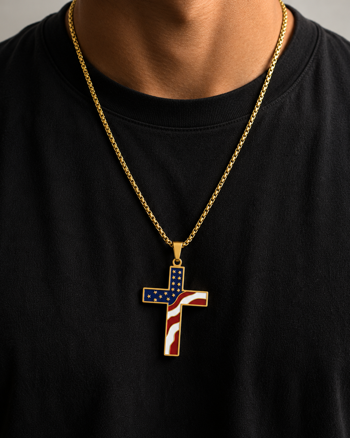 Will's: America Cross Necklace