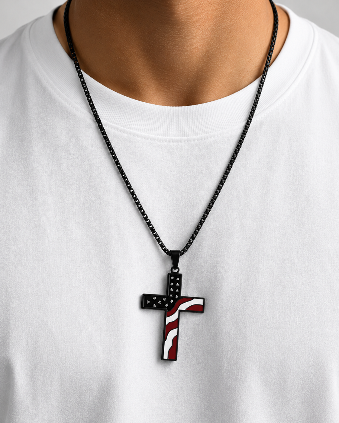 Will's: America Cross Necklace